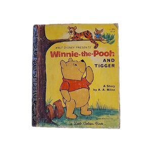 1982 Vtg Winnie the Pooh and Tigger, A Little Golden Book The Walt Disney Studio